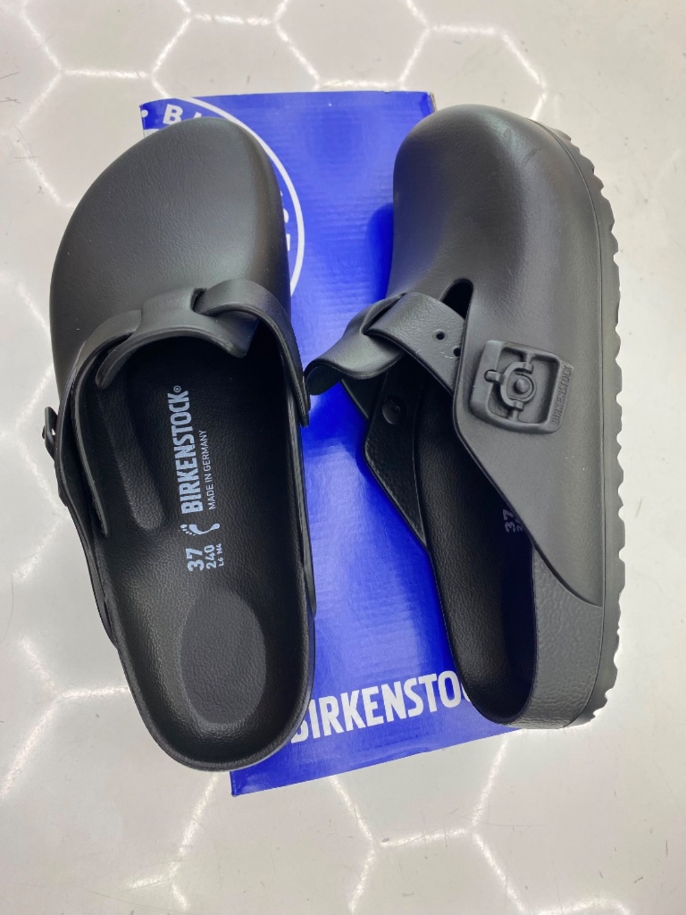 Birkenstock Boston EVA Clogs Black Narrow Fit Lightweight Comfort Sandals - Picture 2 of 7
